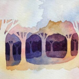 Youth (& Adults) Create: Negative Space Watercolor Painting